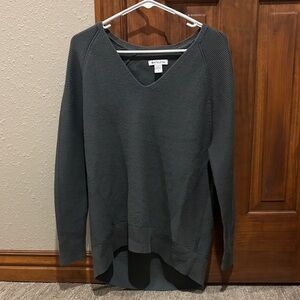 Athleta Women's Dark Green V-Neck Sweater